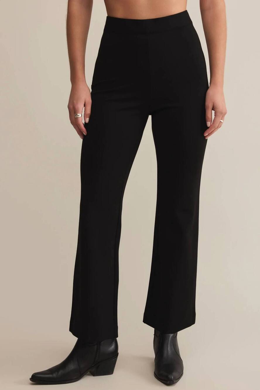 NEW Z SUPPLY do it all slim kick pants in black